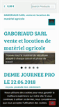 Mobile Screenshot of gaboriaud.com