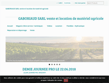 Tablet Screenshot of gaboriaud.com